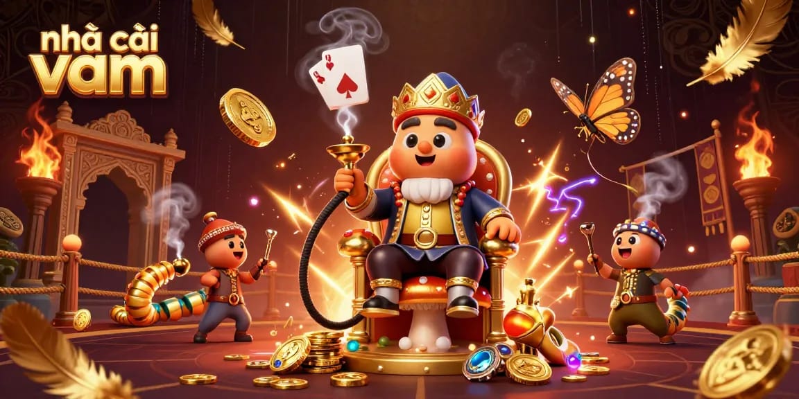 Experience thrilling gaming at nhà cái vmax with vibrant casino elements and dynamic characters.