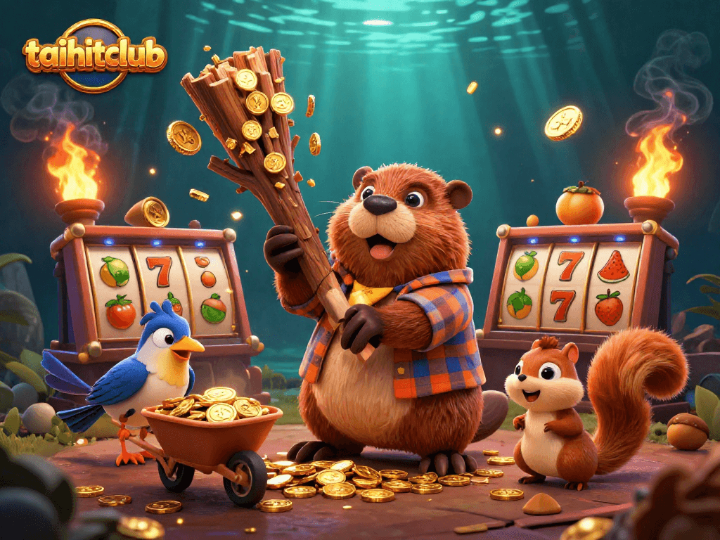 Join the fun at taihitclub with vibrant 3D casino adventure featuring beaver and friends!