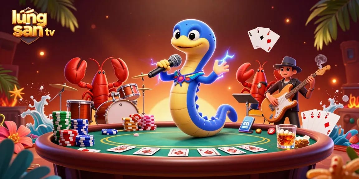 Experience exciting gameplay at lương sơn tv with vibrant poker action in a stunning underwater scene.