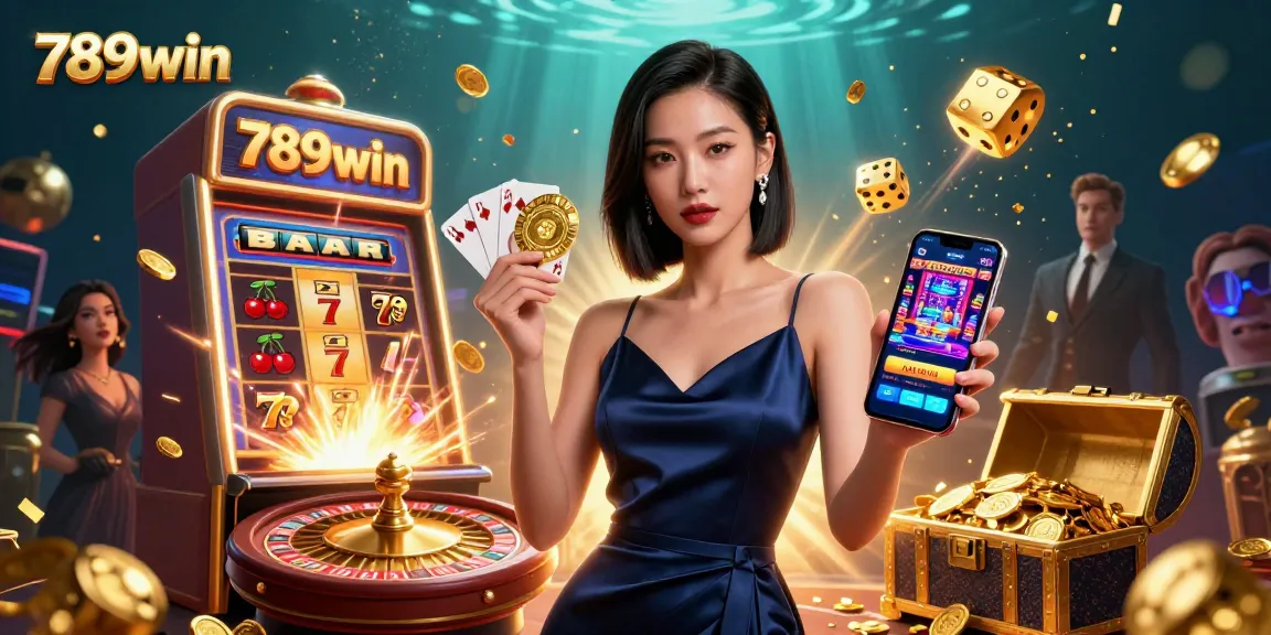 Experience thrilling wins with 789win at an exciting casino scene full of game elements and a captivating atmosphere.