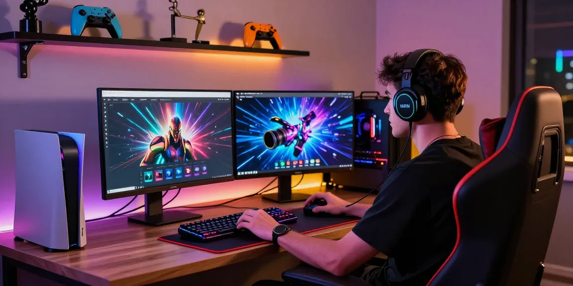 Engaging online gaming environment showcasing the IWIN platform with stylish gaming setup.