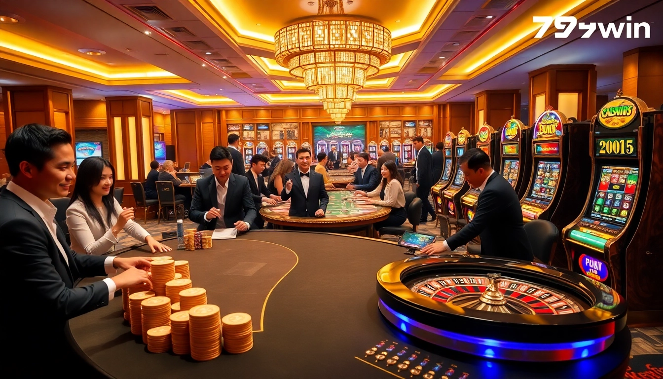 Experience thrilling gameplay at 789win's luxurious casino tables and slots.