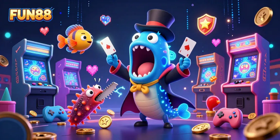 Experience thrilling magic tricks at FUN88 with enchanting sea creatures in an exciting casino atmosphere.