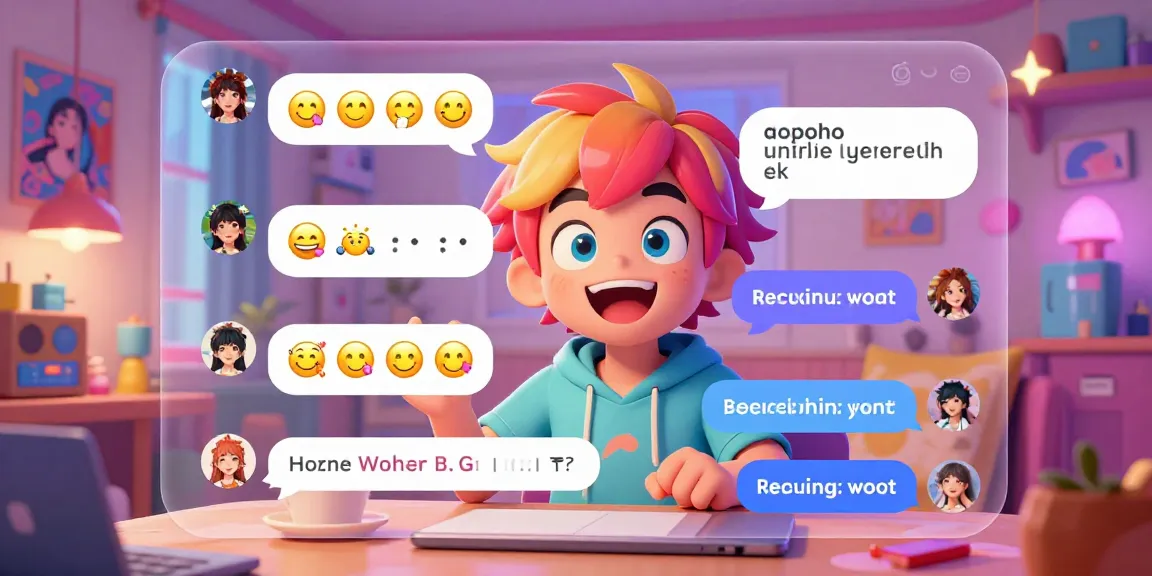 Engaging ai ecchi chat with playful anime character and vibrant digital environment.