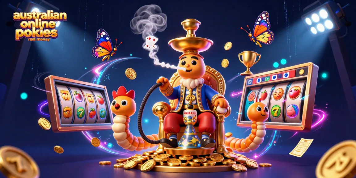 Experience the thrill of winning at australian online pokies real money with vibrant casino elements.