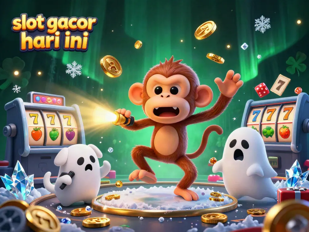 Engage with exciting slot gacor hari ini action in a haunted casino scene filled with golden treasures.