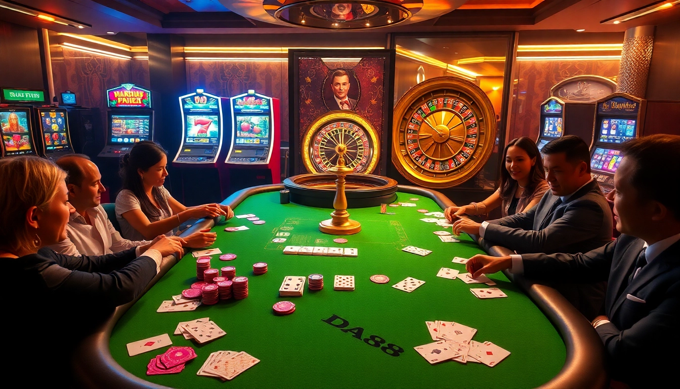 Experience the thrill of poker at DA88 Casino, where excitement meets professionalism in gaming.