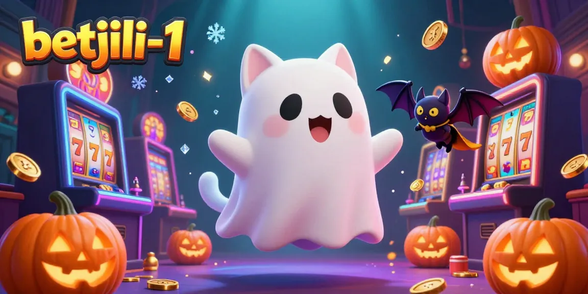 Experience thrilling gameplay at betjili-1 with a lively ghost cat and exciting slot machines.