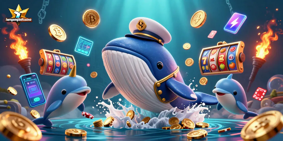 Experience thrilling games at hengongbetcasino with animated characters and vibrant casino elements.
