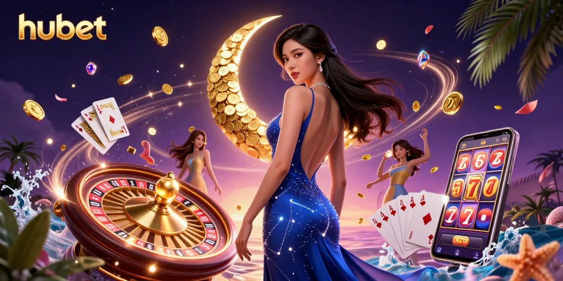 Experience exciting gameplay at hubet with vibrant casino elements and a stunning 3D illustration.