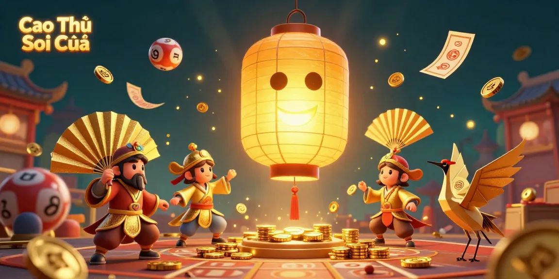 Cao Thủ Soi Cầu illuminates the casino scene with dynamic lottery balls and golden symbols, showcasing vibrant gambling action.