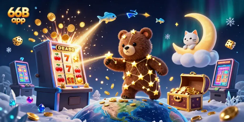 Experience thrilling gameplay with the engaging 66B app featuring slot machines and dazzling casino elements.