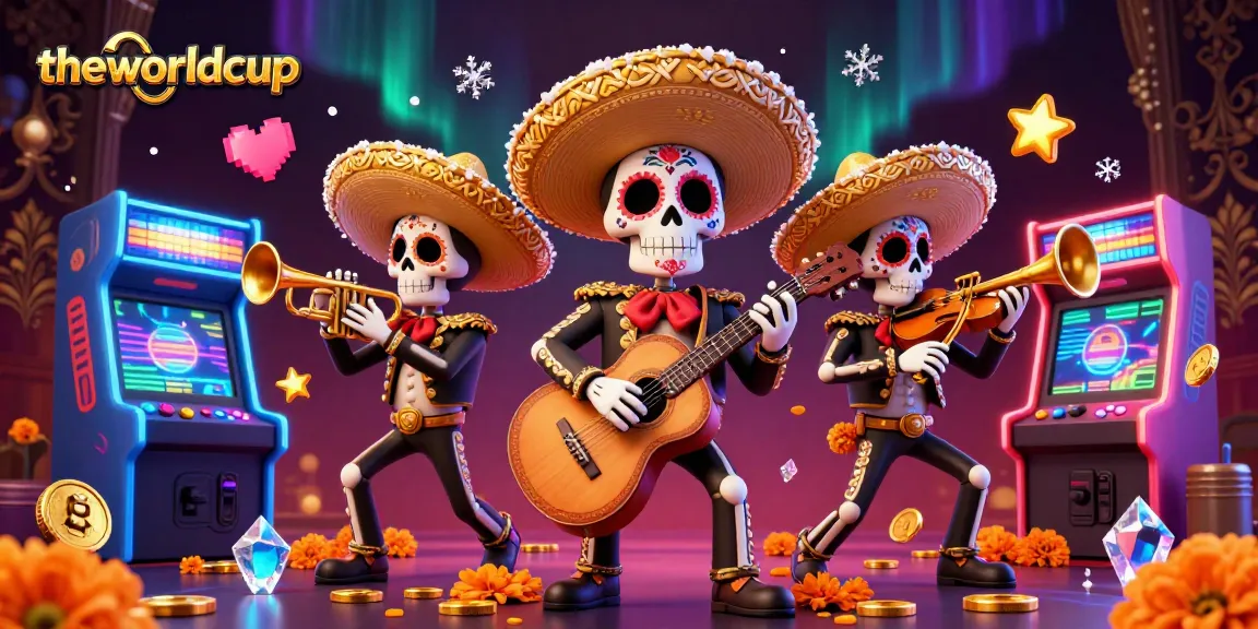 Experience theworldcup betting excitement with a vibrant, dynamic mariachi-themed 3D casino scene.